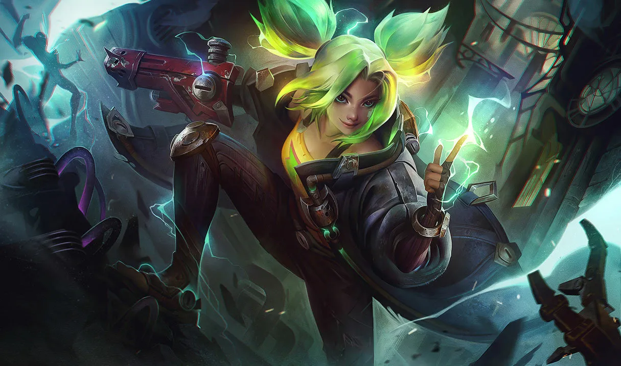 Zeri counters: Zeri, The Spark of Zaun, splash art