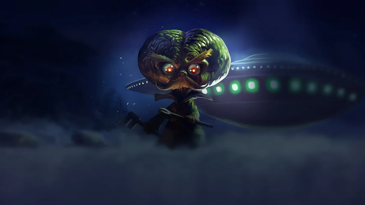 Alien Invader Heimerdinger Centered Splash