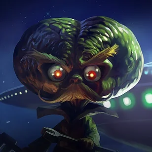 Alien Invader Heimerdinger Tile