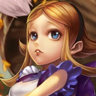 Annie in Wonderland Tile