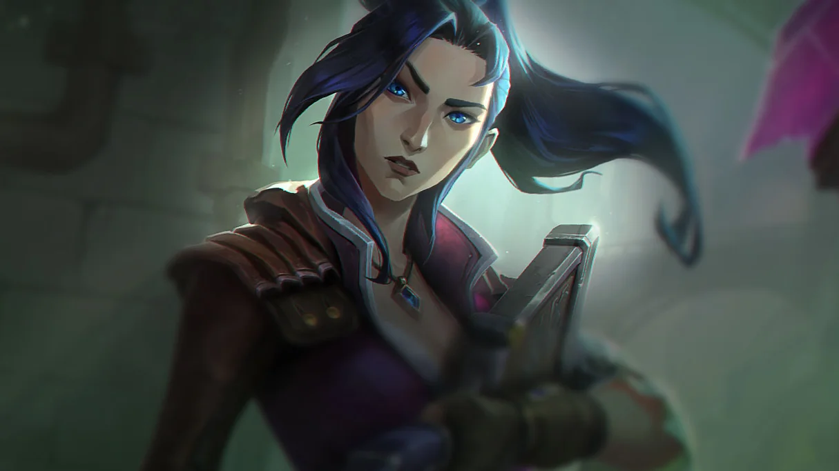 Arcane Enforcer Caitlyn Centered Splash