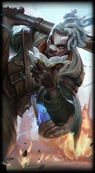 Arcane Firelight Ekko Loading Screen