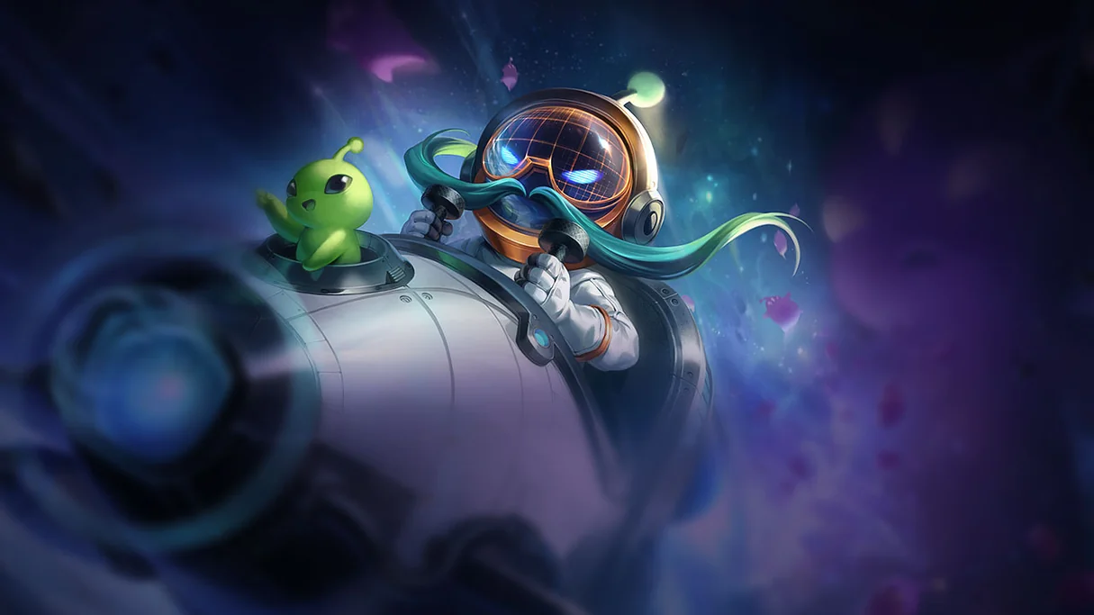 Astronaut Corki Centered Splash