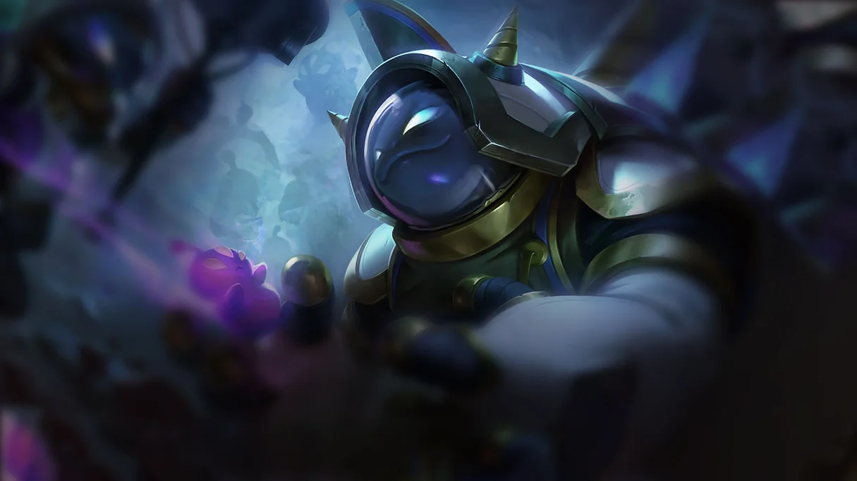 Astronaut Rammus Centered Splash