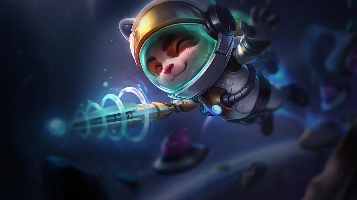 Astronaut Teemo Centered Splash
