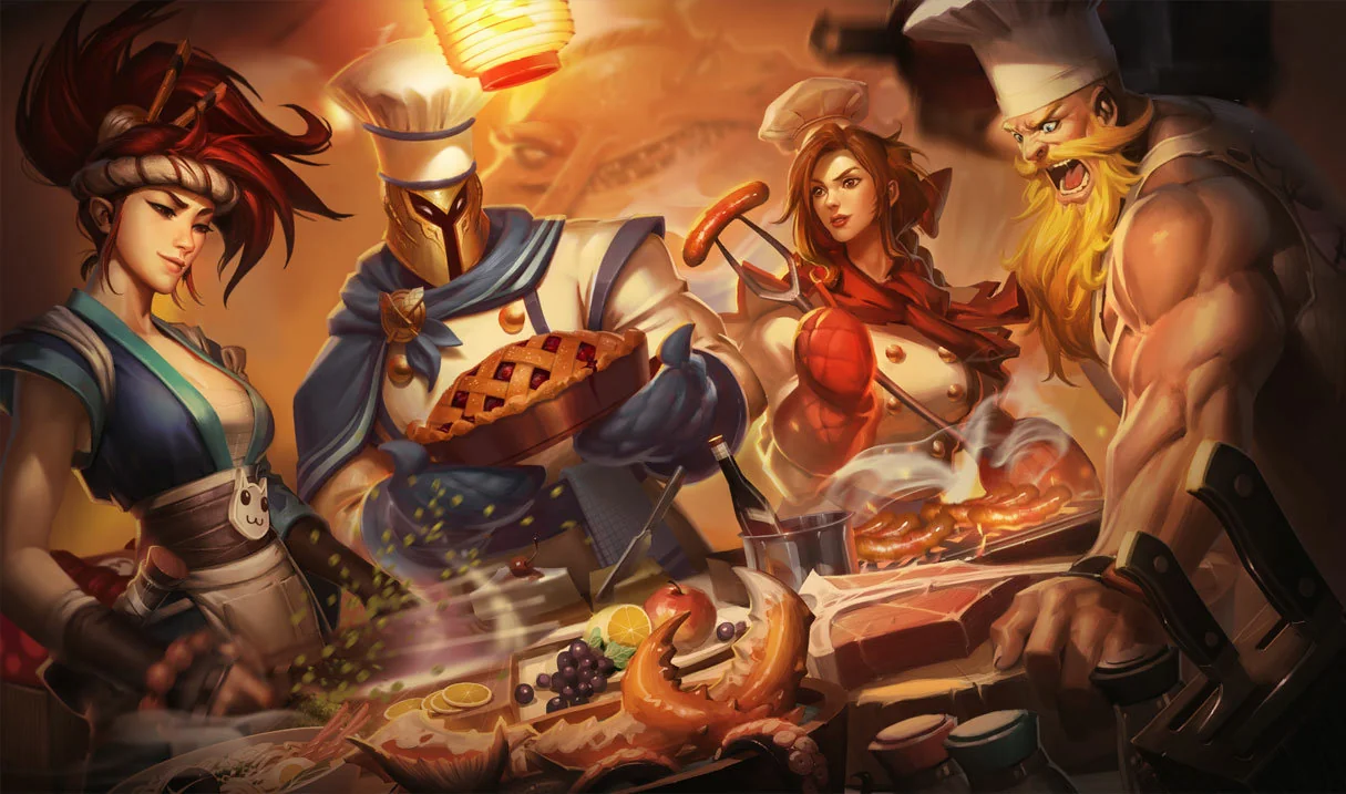 Barbecue Leona splash art