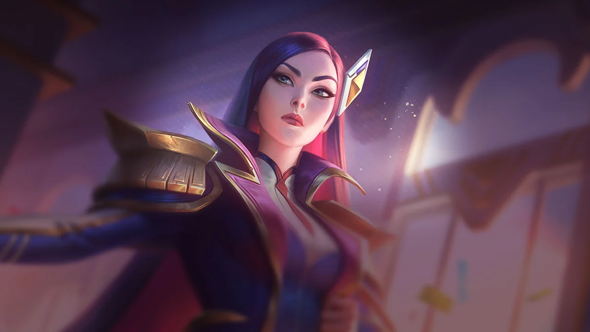 Battle Academia Caitlyn Centered Splash
