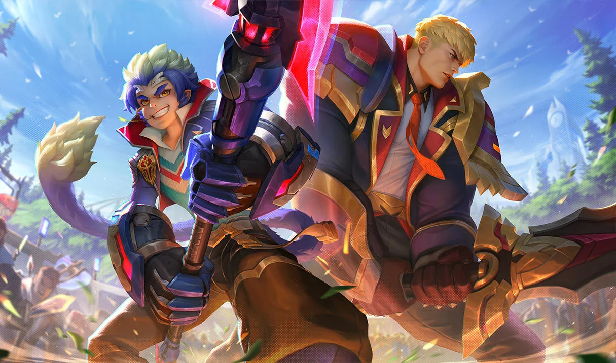 Battle Academia Garen splash art