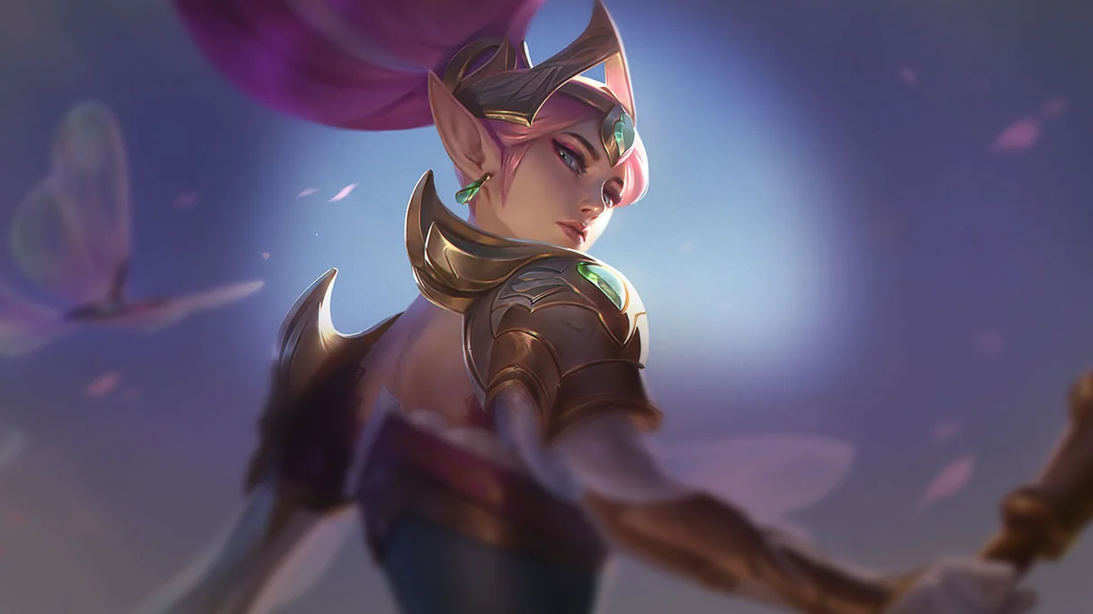 Battle Queen Janna Centered Splash
