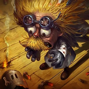 Blast Zone Heimerdinger Tile