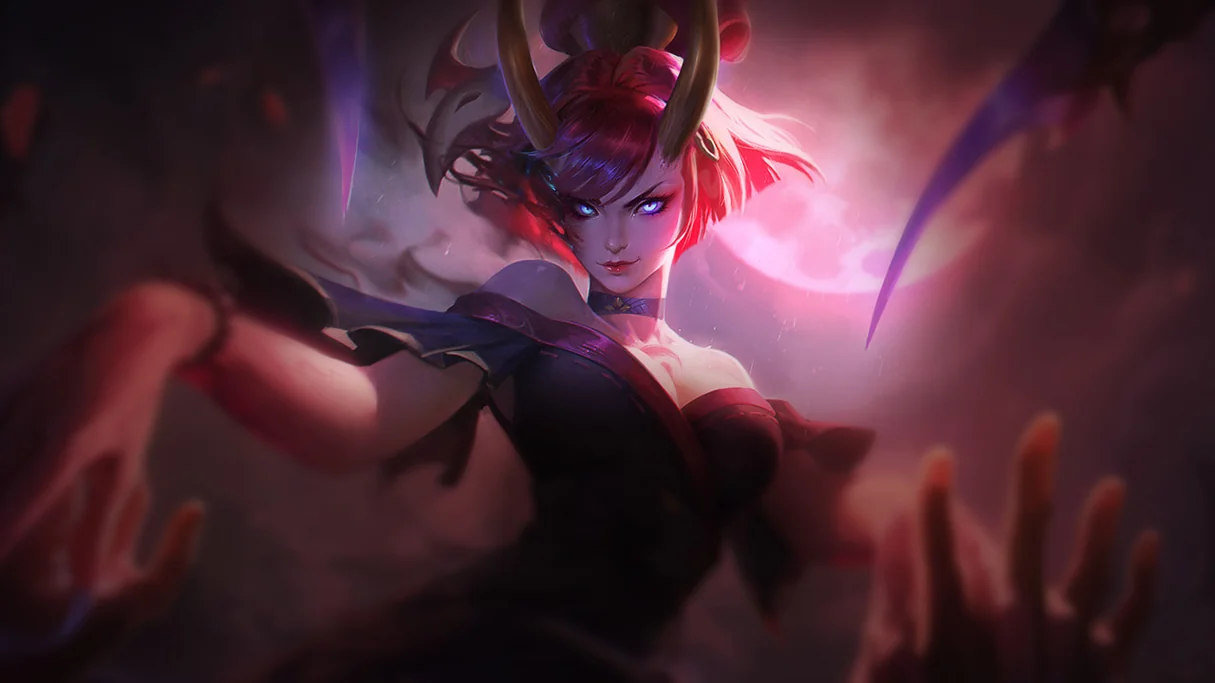 Blood Moon Evelynn Centered Splash