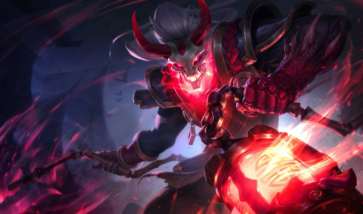 Blood Moon Thresh splash art