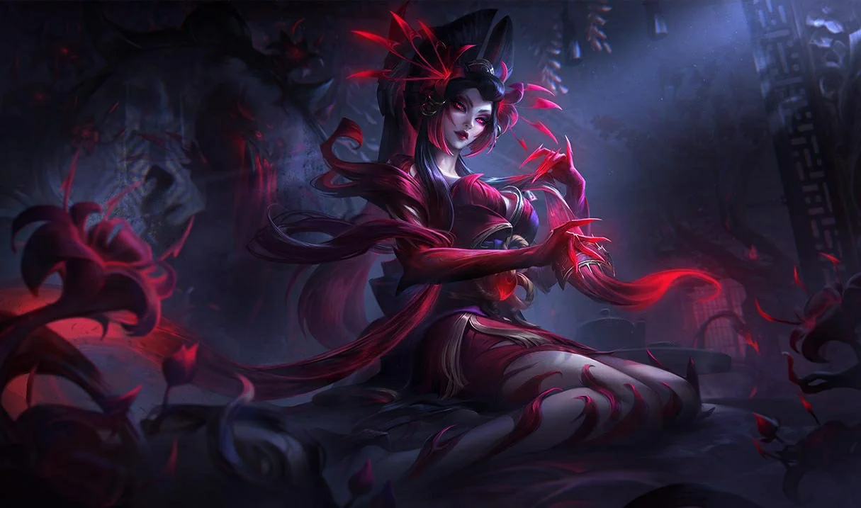 Blood Moon Zyra splash art