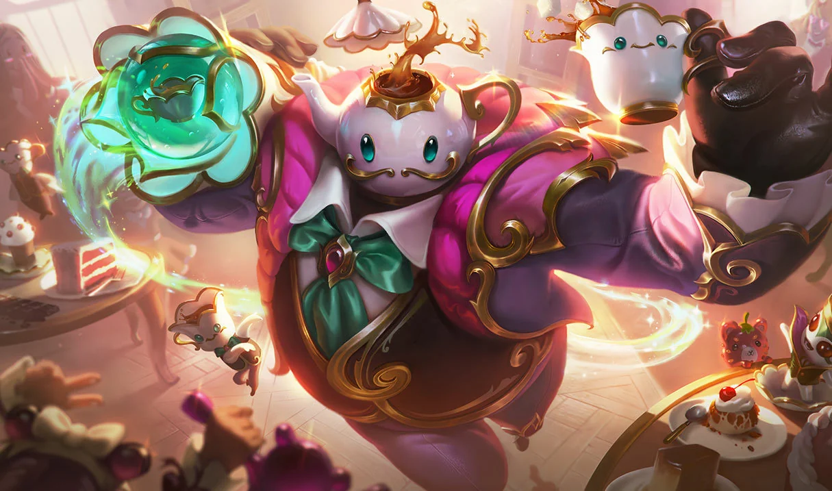 Cafe Cuties Bard splash art