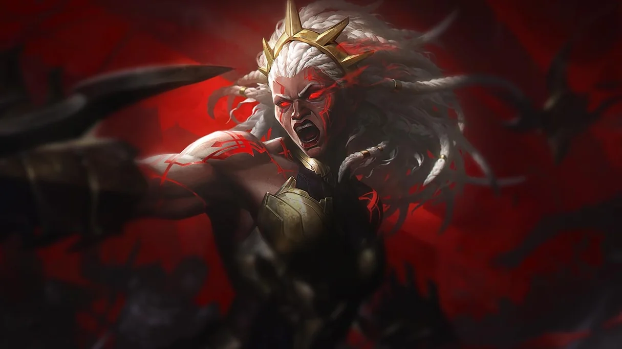 Chosen of the Wolf Ambessa Centered Splash