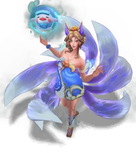 Spirit Blossom Springs Ahri (Sapphire)