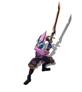 Blood Moon Master Yi (Rose Quartz)