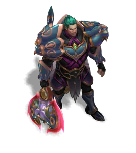 Porcelain Darius (Obsidian)
