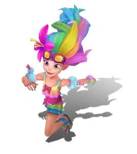 Pool Party Zoe (Rainbow)