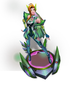 Battle Dove Seraphine (Emerald)