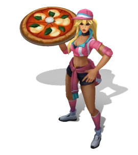 Pizza Delivery Sivir (Rose Quartz)