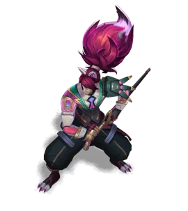Battle Wolf Yasuo (Rose Quartz)