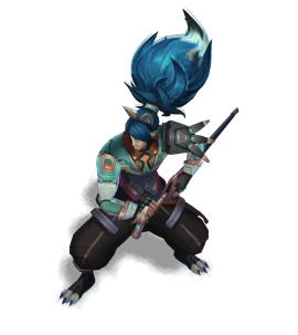 Battle Wolf Yasuo (Turquoise)