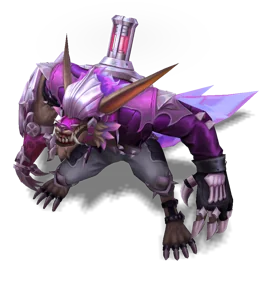 Warhound Warwick (Rose Quartz)