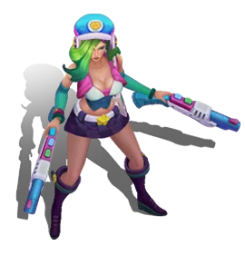 Arcade Miss Fortune (Aquamarine)