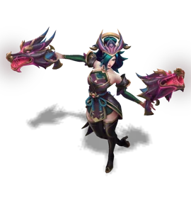 Porcelain Miss Fortune (Obsidian)