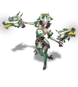 Porcelain Miss Fortune (Peridot)