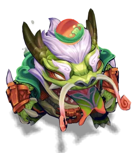 Shan Hai Scrolls Tahm Kench (Peridot)