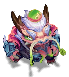 Shan Hai Scrolls Tahm Kench (Rose Quartz)