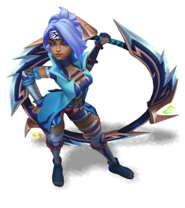 Shockblade Qiyana (Aquamarine)