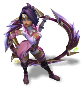 Shockblade Qiyana (Rose Quartz)