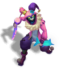 Cat-in-the-Box Shaco (Rose Quartz)