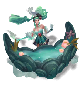 Spirit Blossom Springs Sona (Turquoise)