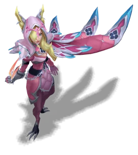 Broken Covenant Xayah (Rose Quartz)