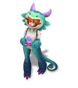 Cosplayer Neeko (Turquoise)