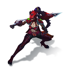 Dragonslayer Vayne Chaos Red