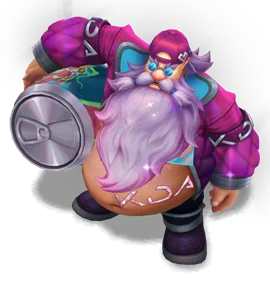 Music Fan Gragas (Rose Quartz)