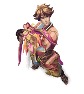 Porcelain Protector Ezreal (Rose Quartz)