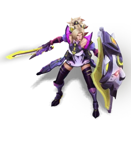Battle Lion Leona (Tanzanite)