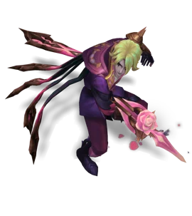 Withered Rose Talon (Rose Quartz)