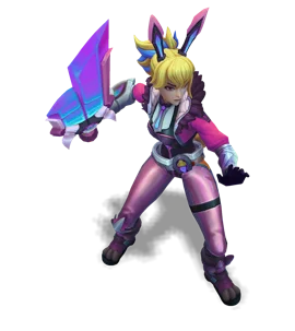 Battle Bunny Prime Riven (Rose Quartz)
