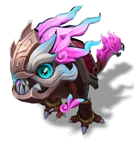 Shan Hai Scrolls Kog'Maw (Rose Quartz)