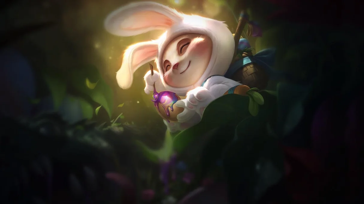 Cottontail Teemo Centered Splash