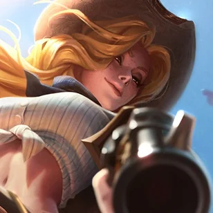 Cowgirl Miss Fortune Tile