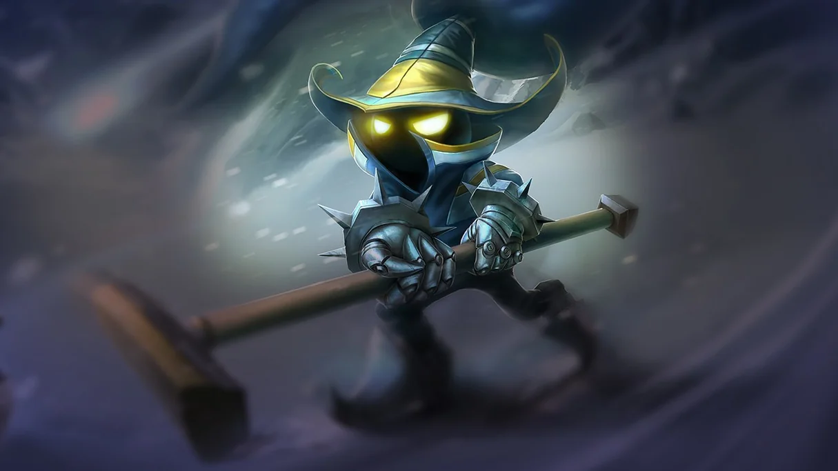 Curling Veigar Centered Splash