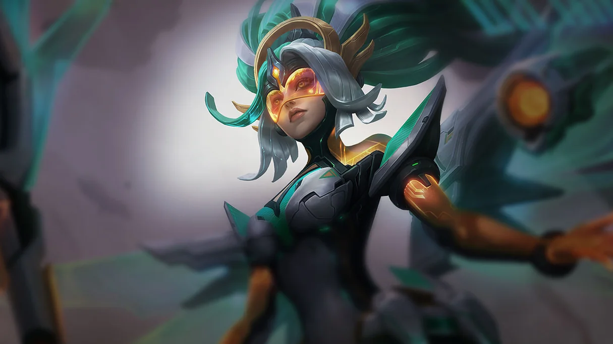 Cyber Halo Janna Centered Splash